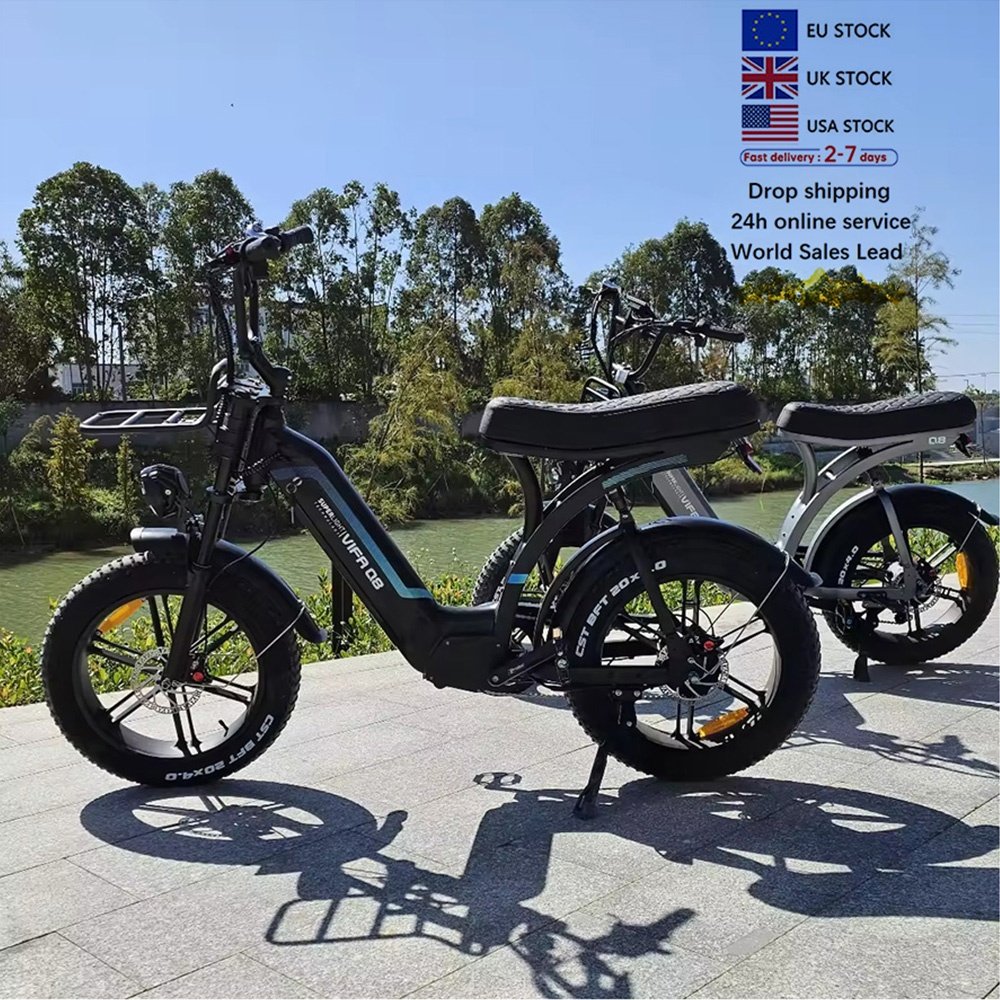E bike OUXI Q8 fatbike electric mountain bike eu warehouse mountain hybrid bike 48v mid drive bicycle electric