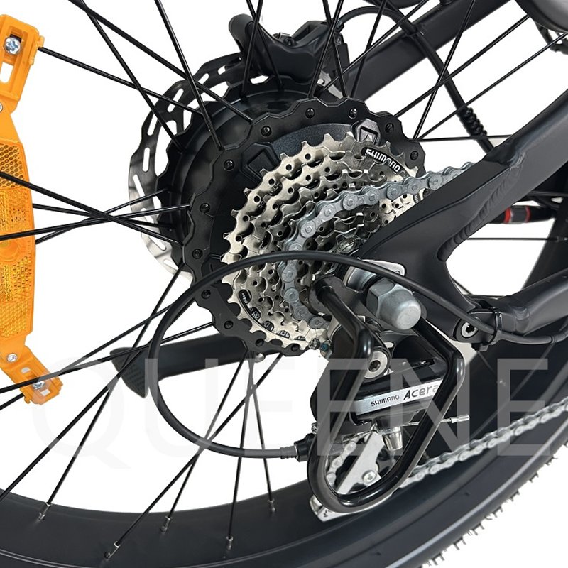 China Manufacturer High Speed 48V 1000W Bafang Dual Motor Ebike Electric Mountain Bike With Pedals Disc Brake