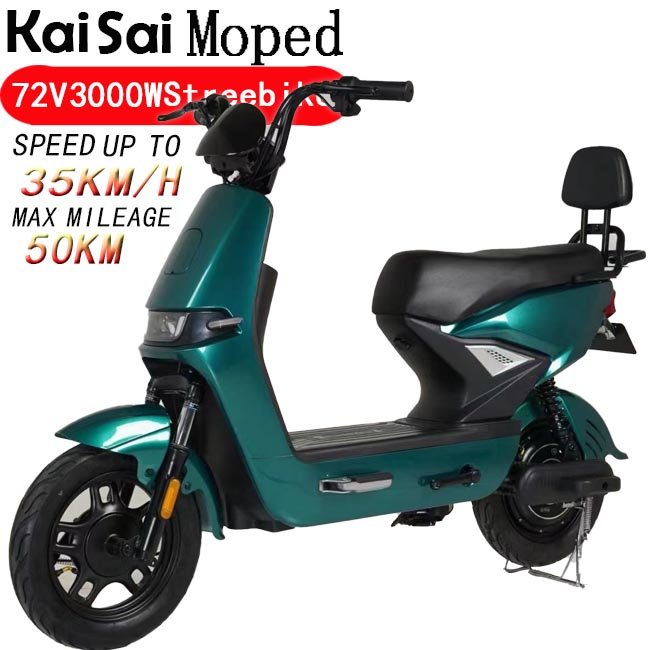 Factory Directly Sale Electric Moped 2000w Scooty Ckd Electric Scooter Powerful Adult Cargo Bike 2 Wheel Kick Motorcycle For Man