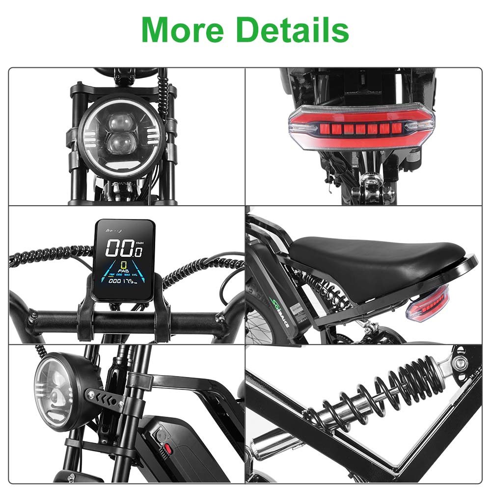 elektro bike electric bicycle 30 mph electric bike 2 seat fat tire 20 inch rear wheel hub motor electric bike 500 w fatbike
