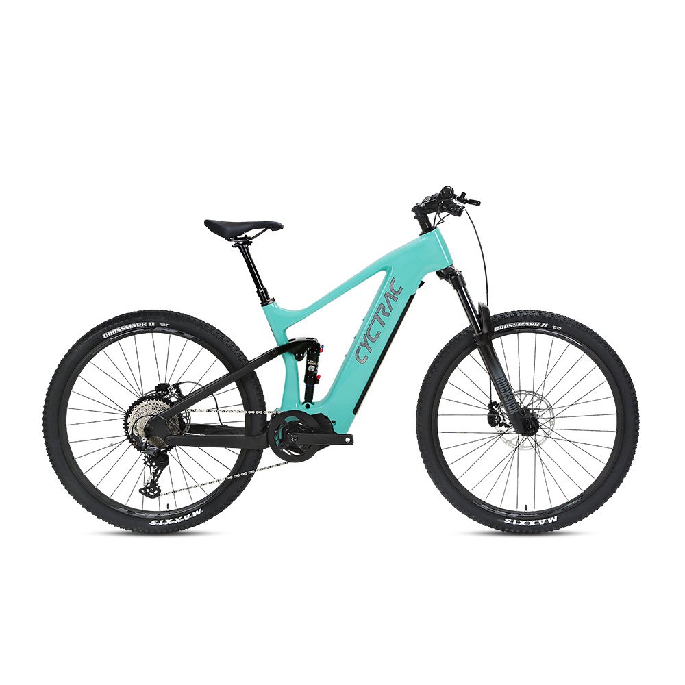 48V 500W Carbon Dual Suspension Electric MOuntain Bike eMTB
