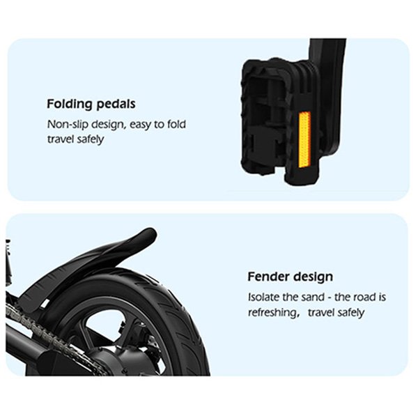 UK Warehouse Cheap MZ-4 48V 350W 14Inch Ebike Electric Bicycle E-Bike Folding Mini Electric City Bike For Adults