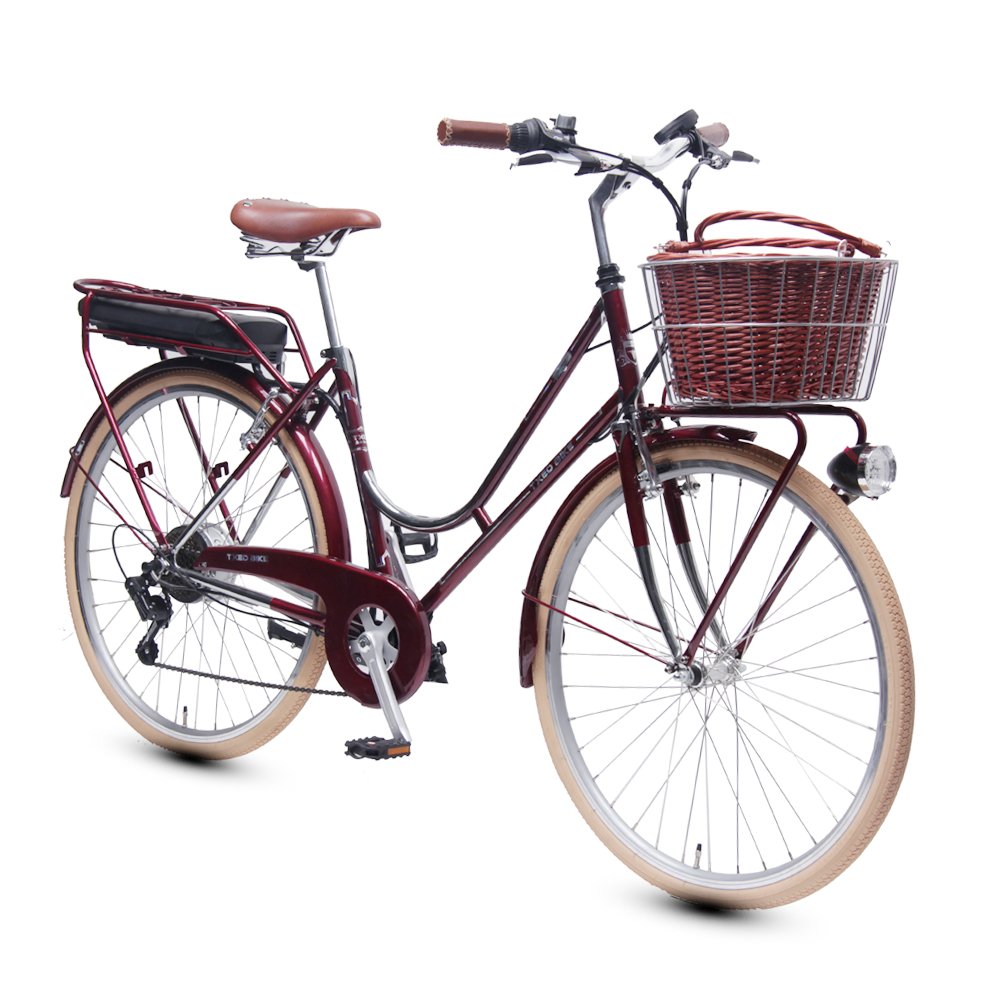 TXED Quality Trendy 7 Speed City Bike 26 Inch electric bicycle for adults electric city bike