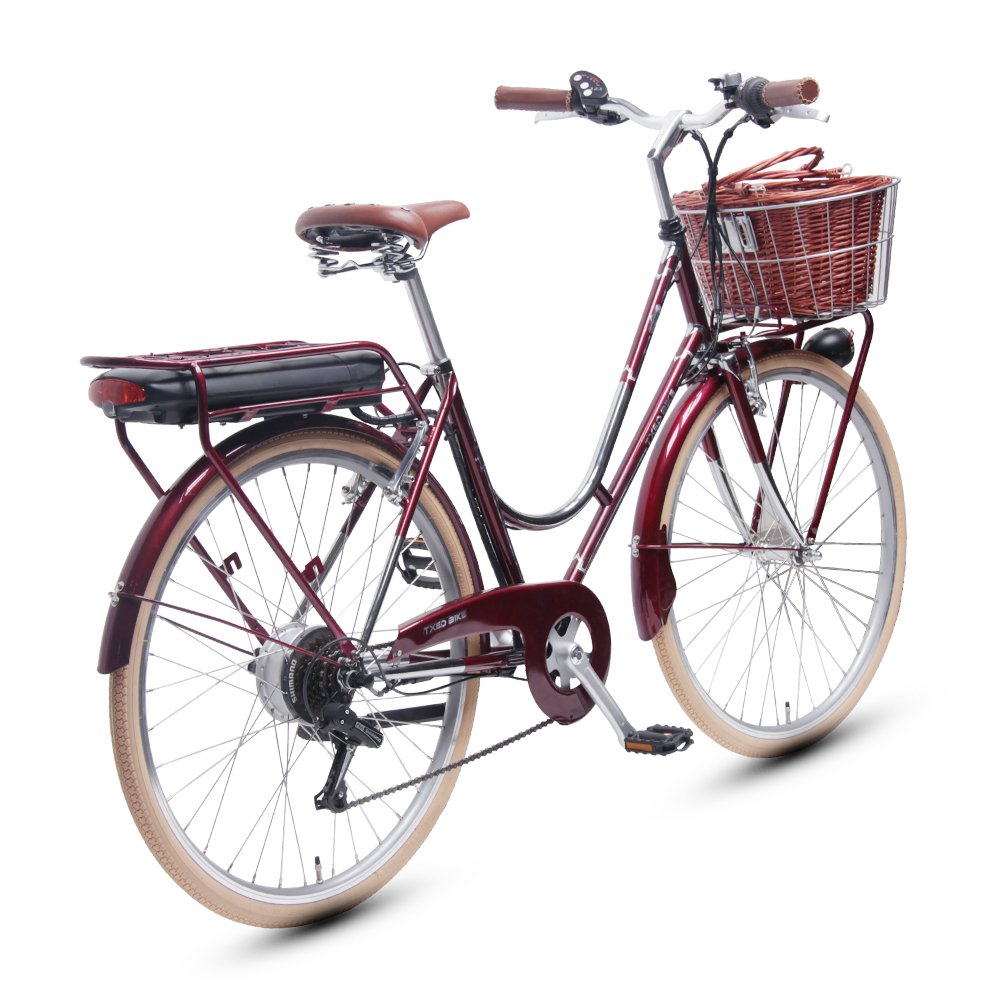 TXED Quality Trendy 7 Speed City Bike 26 Inch electric bicycle for adults electric city bike