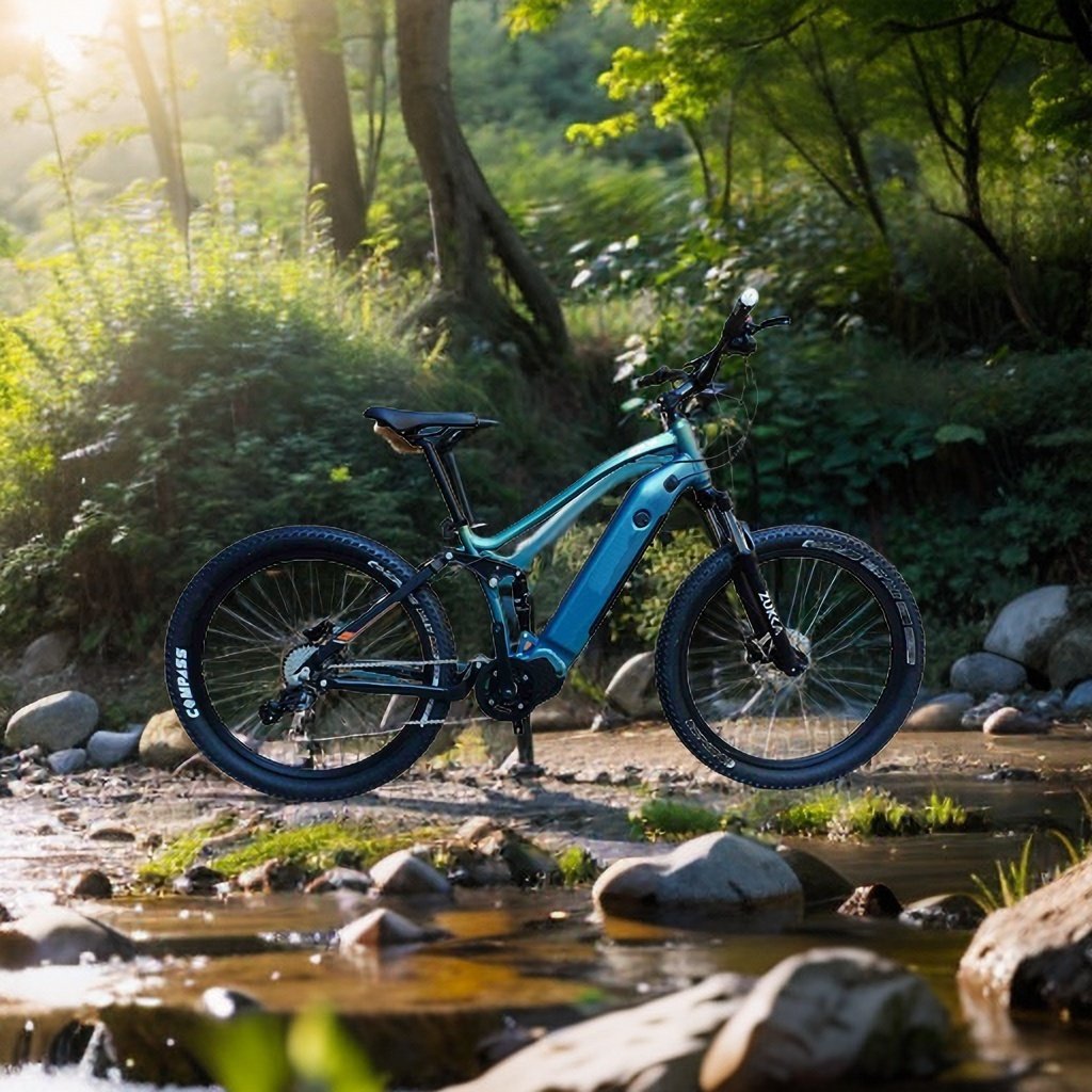 2024 New fat tire electric mountain bike electric bicycle 48v 500W 1000W 1500w Off-road shock absorption electric mountain