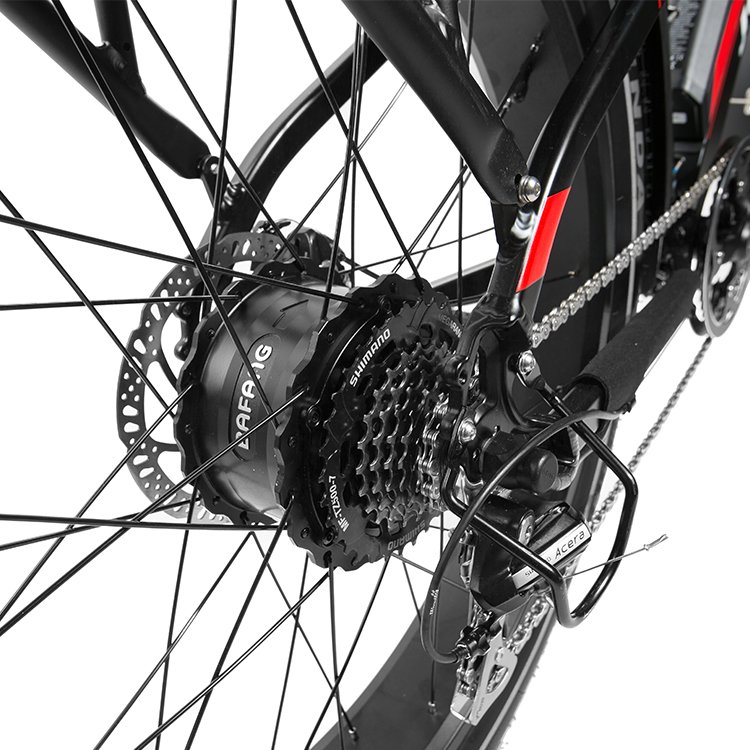 EU Factory Drop shipping 26 inch Road Mountain Fat Tire Electric Hybrid Bike With 48V/14AH L G Battery