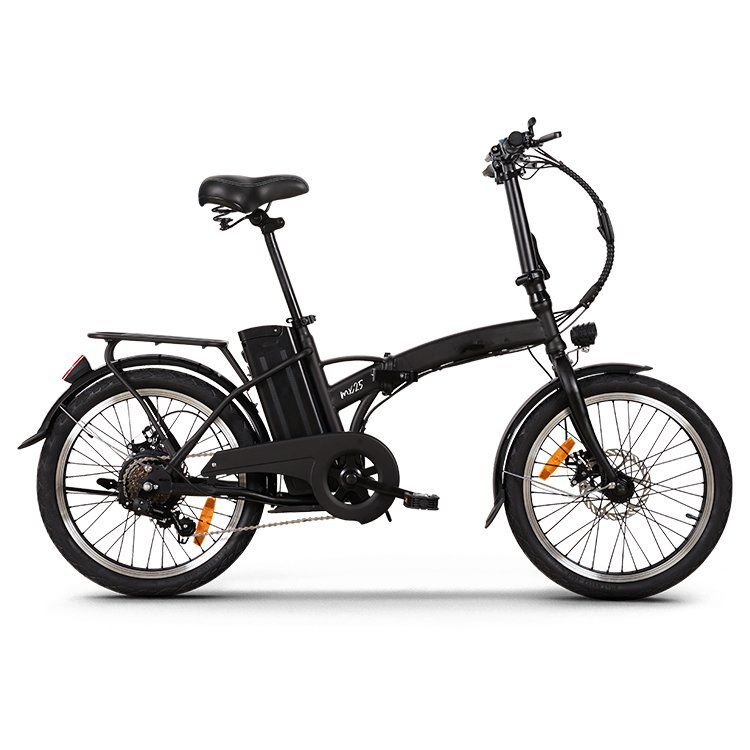 EU warehouse HAP-MX25 ebike 36V10Ah250W lithium battery Electric foldable Bicycle Electric City Bike Fat Tire