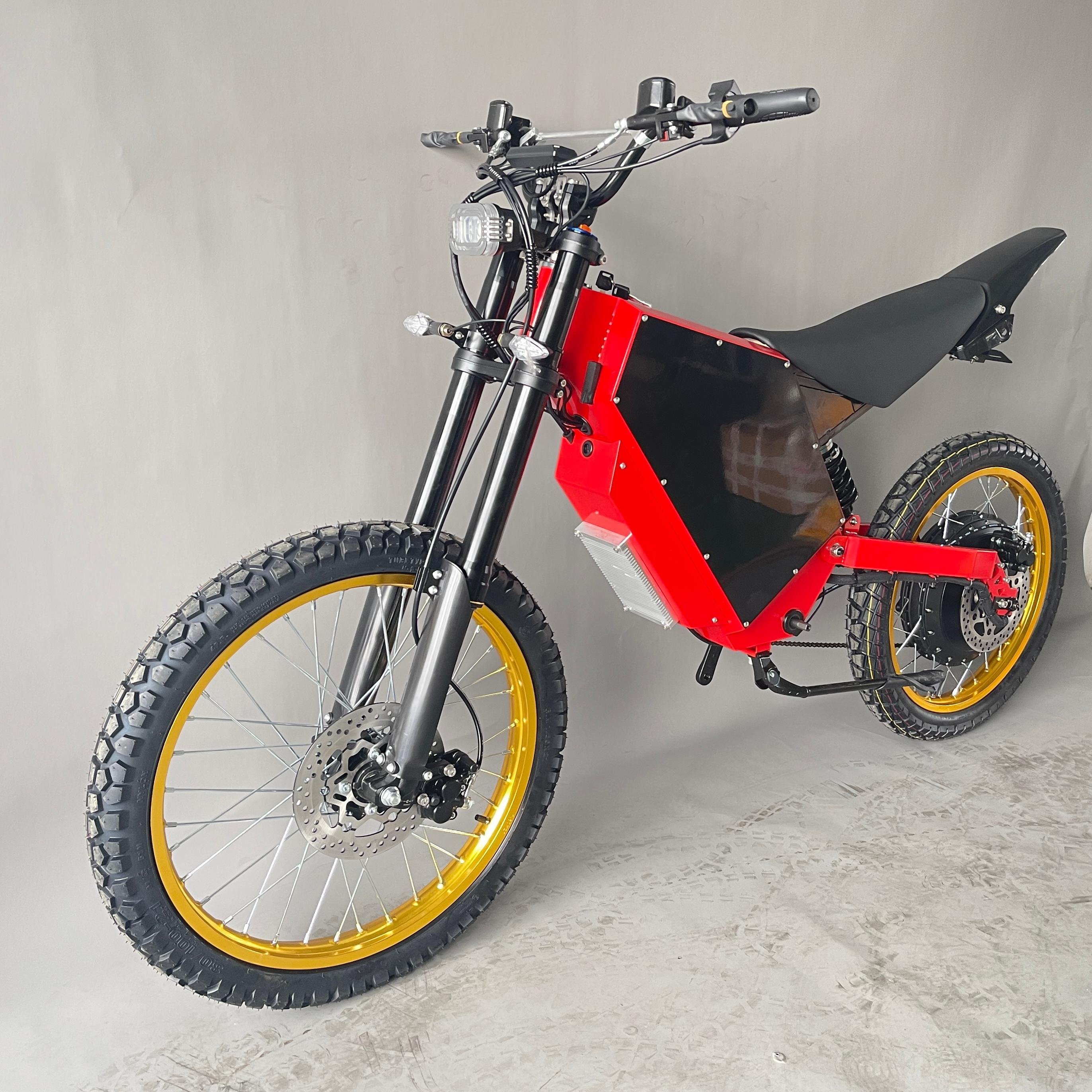 2024 New 72V 10000W 12000W 15000W 20000W High-end Off-road Electric Bomber Mountain Bike 200km Long Distance Electric Bike
