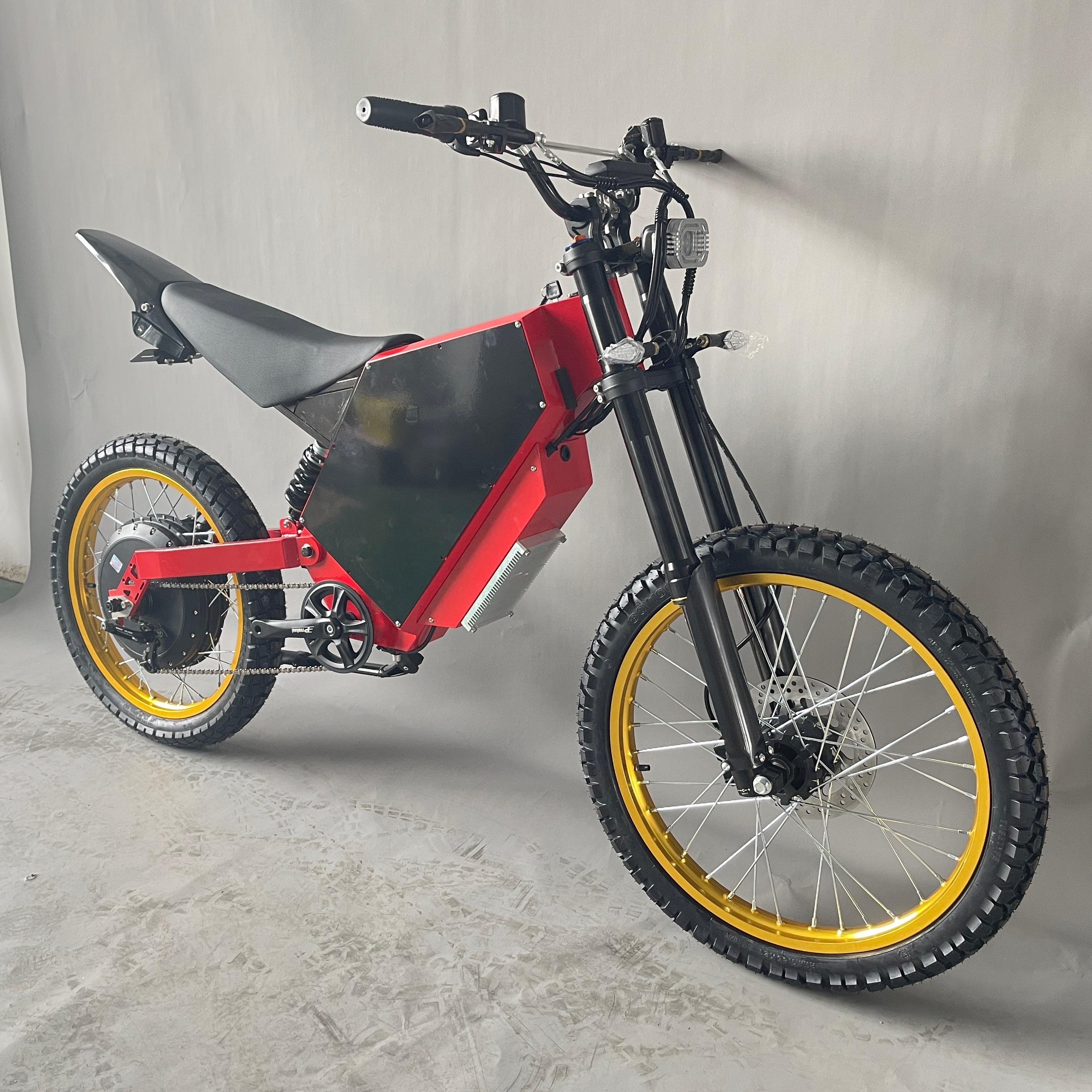 2024 New 72V 10000W 12000W 15000W 20000W High-end Off-road Electric Bomber Mountain Bike 200km Long Distance Electric Bike