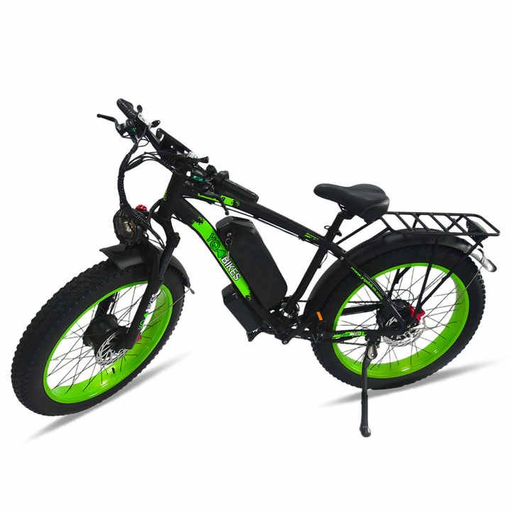 2000W Electric Bike Dual Motor ebike,60km/h Electric Motorcycle Mountain Fatbike,26" Dual Drive Electric Bicycle Adult