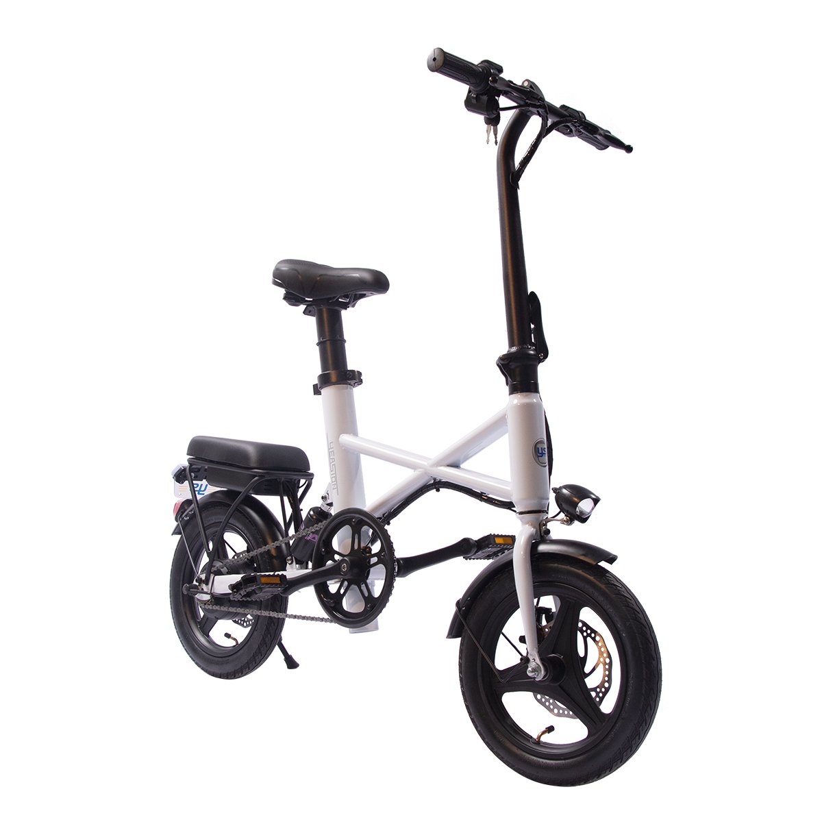 cheaper mini 14inch wheel folding e bike 36V/7.5Ah two seat electric bicycle 350W folding electric city bike