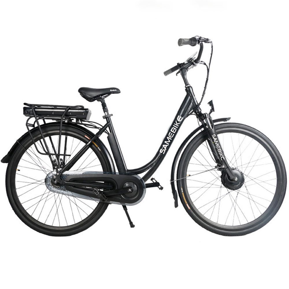 2024 China factory SAMEBIKE NEW 27.5 inches 36v 12Ah 250w Bafung front motor suspension fork electric city bike electric bike