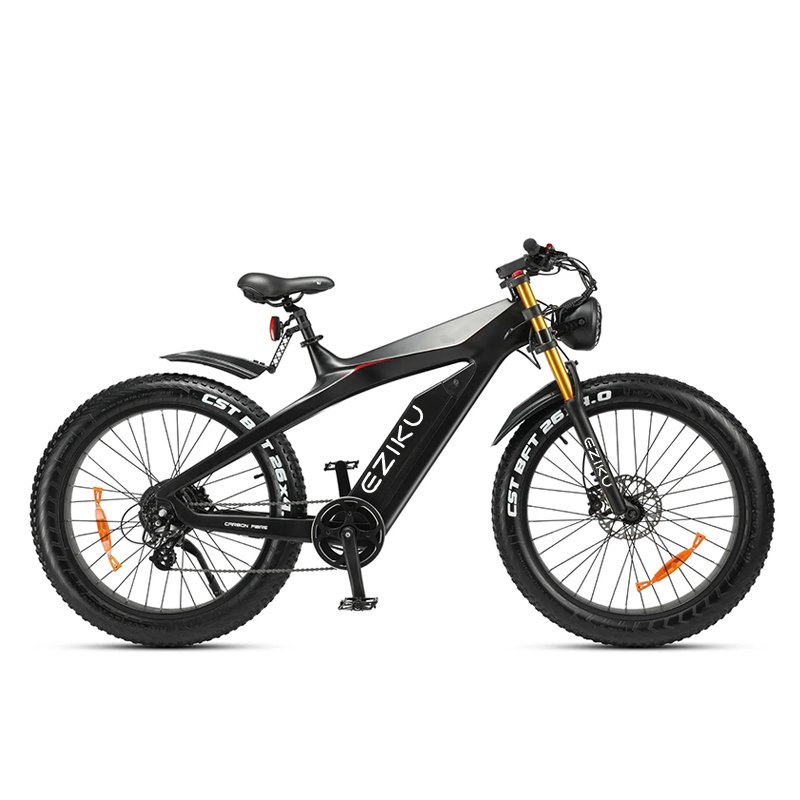 High Quality 48V 1000W Motor 17.5AH Battery Electric Mountain Bike CAN Warehouse Electric Motorcycle Ebike 100% Organic Cotton