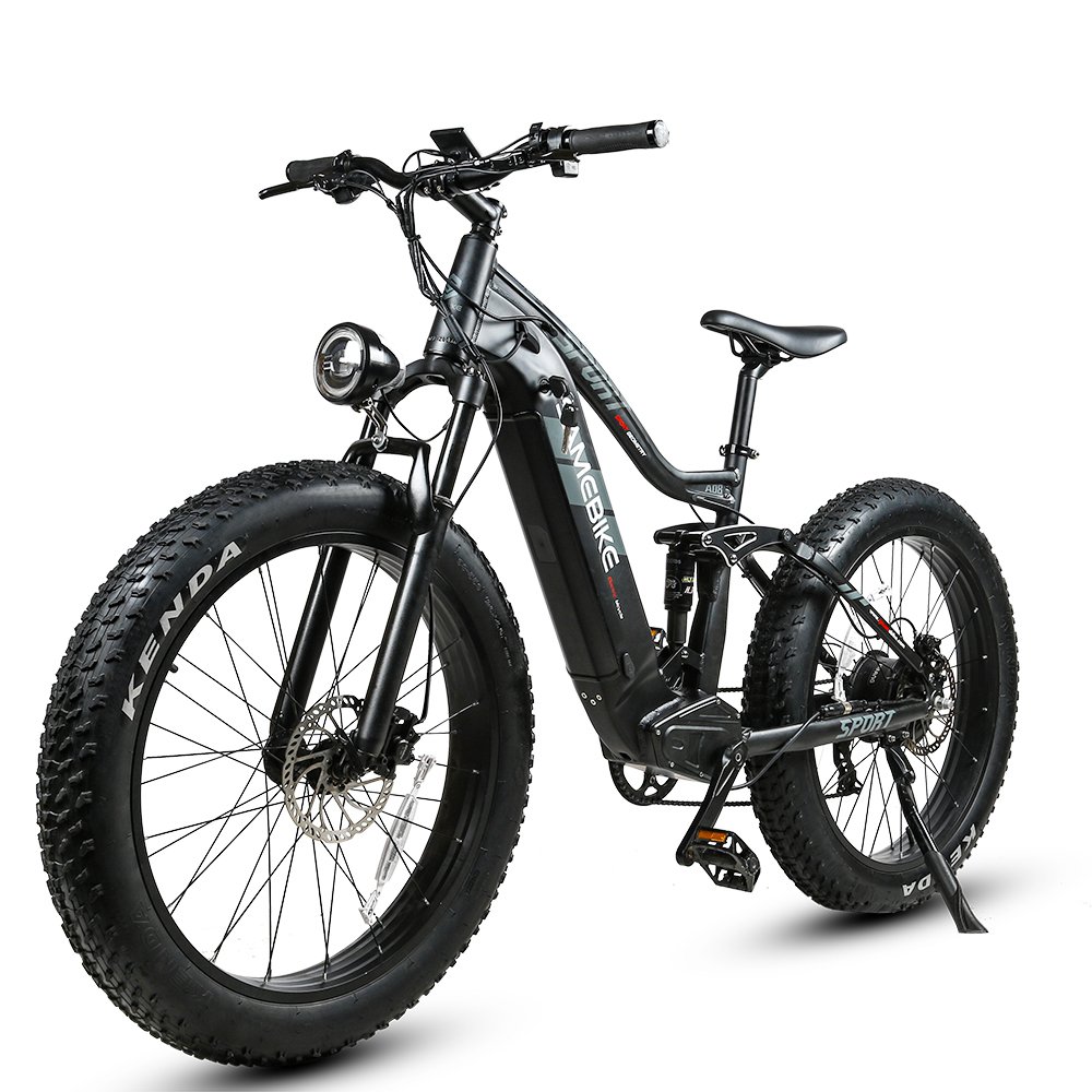 SAMEBIKE RS-A08 Hot Model 48V/17Ah 750W Bafang Motor Electric Fat Tyre Mountain Bike 45km/h All Terrain with Disc Brake