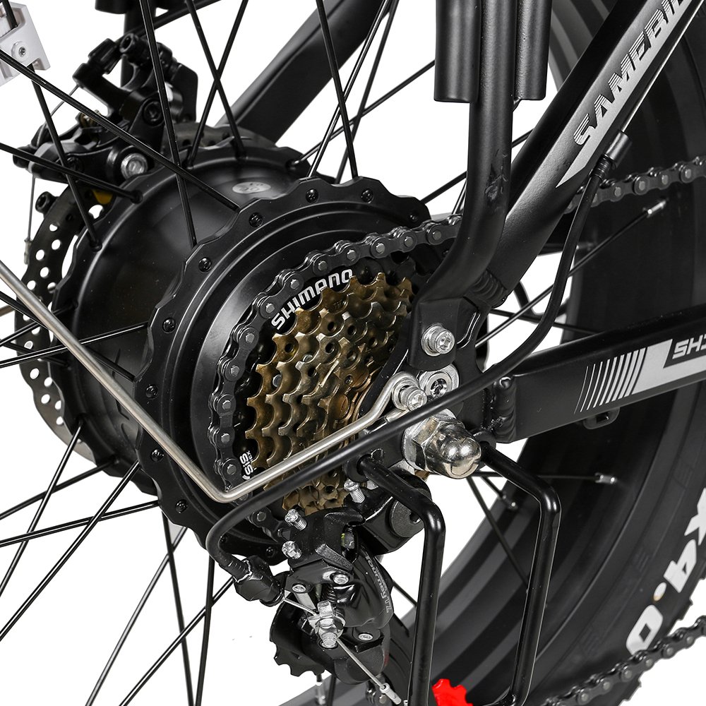 2023 new SAMEBIKE 20" 750W powerful 48V/13Ah large capacity lithium mountain fat bike electric bicycle