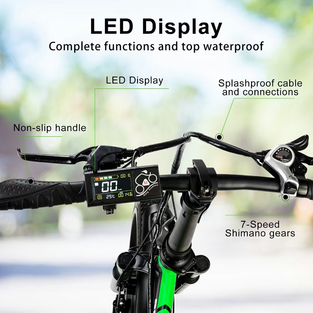 BFISPORT 250W Electric fat bike Folding High Speed electric dirt bike 20 Inch Foldable bicycle mountain bike
