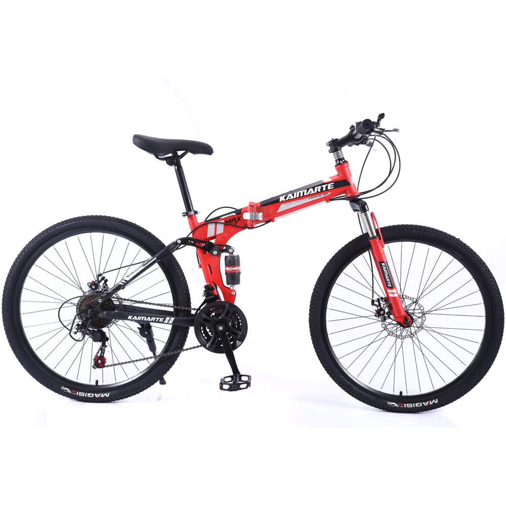 2023 Hot Sale Mountain Bike Double Wall Rims Outdoor Cycling Variable Speed Bicycle 26 Inch Folding Bike