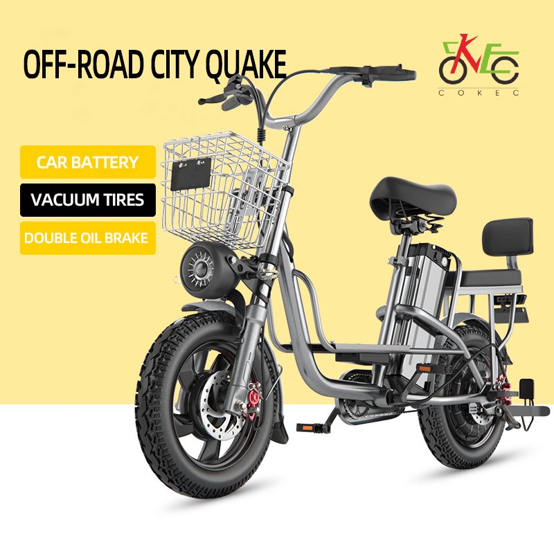 Hot selling 48V 12Ah Electric Bike 500W Brushless Motor Li Battery City Electric Bicycle With Led Display