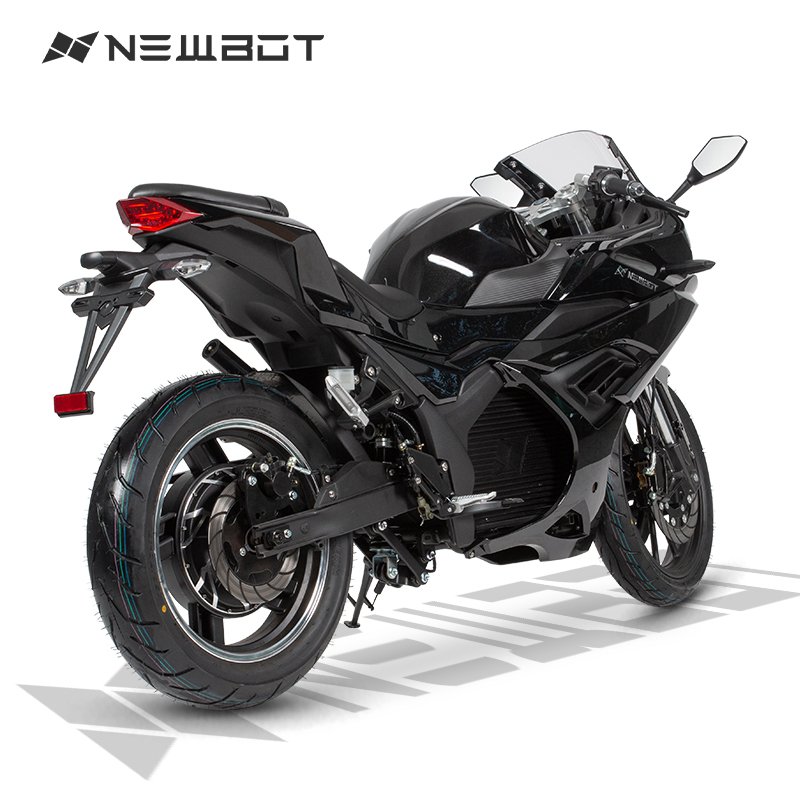 Newbot EEC COC Storm 5000W 72V 102Ah Black Electric Motorcycle High Speed Sportbike Moto Electric Motorcycles