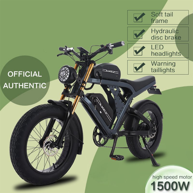 750W 1500W Motor 48V 13 18Ah Lithium Battery New 20In E Fat Tire Electric Mountain Bike Ebike 20In E Bike Mountain Electric Bike