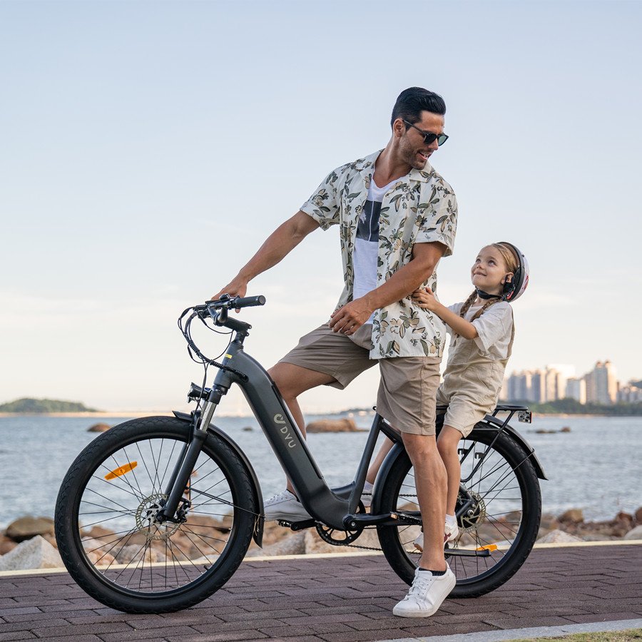 Poland Warehouse DYU 26 inch kit electric fat bike bicycle mountain e-bike City Pedal Assisted Electric Bike For adults