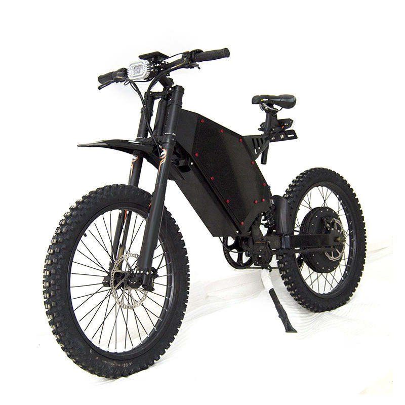 High Quality 120km/h Electric Bicycle Long Range Full Suspension Dirt Fat Tire Mountain 5000w Electric Bike Stealth Bom ber