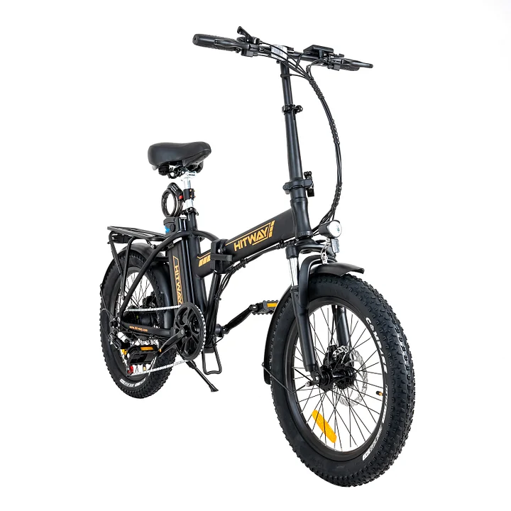 UK Warehouse BK11 E-Bike Electric Bicycle 20*3 Inch 36V Lithium Battery Foldable City E-Bike Fat Tyres Adults Folding Bike