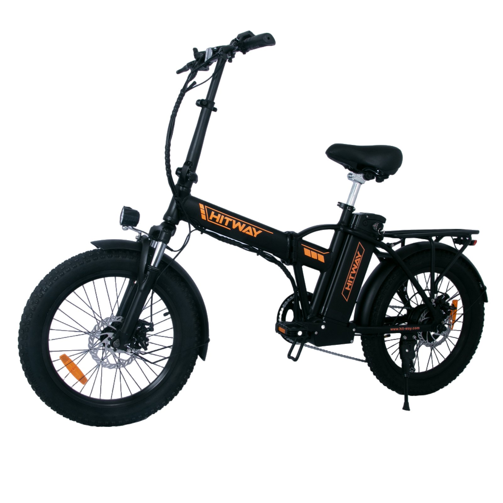 UK Warehouse BK11 E-Bike Electric Bicycle 20*3 Inch 36V Lithium Battery Foldable City E-Bike Fat Tyres Adults Folding Bike