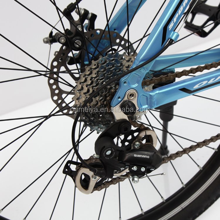 21/24/26//27 Speed Double Disc Brake Folding Mountain Bike with suspension front fork