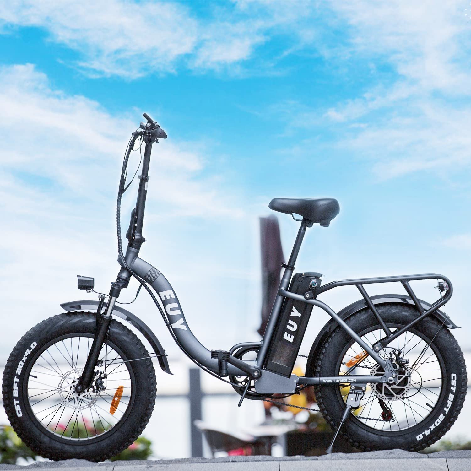 20Inch Fat Tire 48V 250W 500W 750W Beach Cruiser Low Step Thru Design Ebike Foldable Urban Electric City Bike For Lady Use