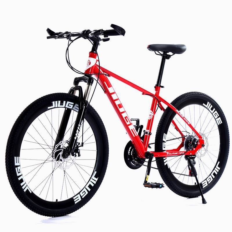 26-Inch Mountain Bike with 21/24 Speed Steel Frame Aluminum Alloy Double Rims