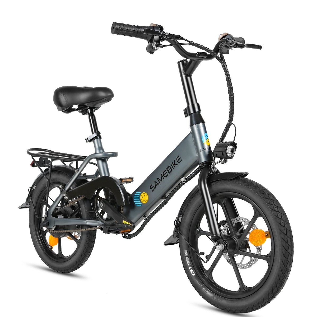 2024 SAMEBIKE OEM 350W 7.8Ah 16'' inch gift teenage low hight small ebike Electric bike bicycle