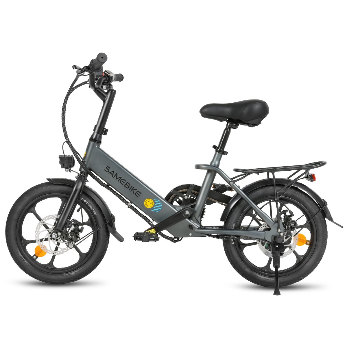 2024 SAMEBIKE OEM 350W 7.8Ah 16'' inch gift teenage low hight small ebike Electric bike bicycle