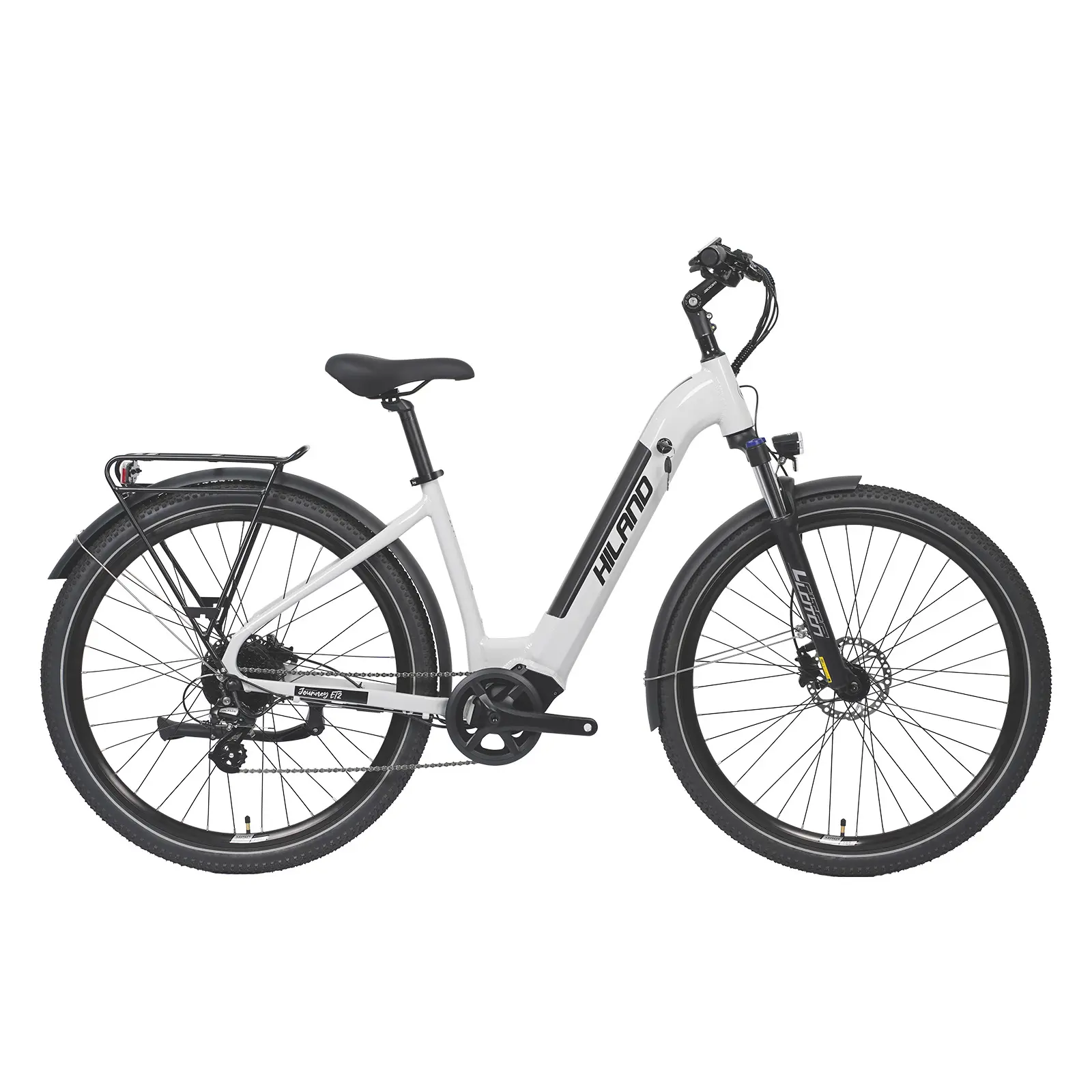 JOYKIE HILAND low price 8 SPEED Aluminium frame down tube battery electric city bike electric bikes for adult