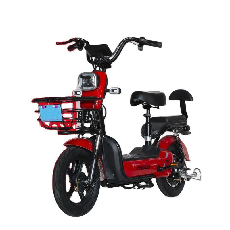 Hot Sale Small Electric City Bike 500w Adult Mini 2 Wheels Moped Scooter 350W Electric Bike 48v12Ah Electric 14'' Girl Motorbike
