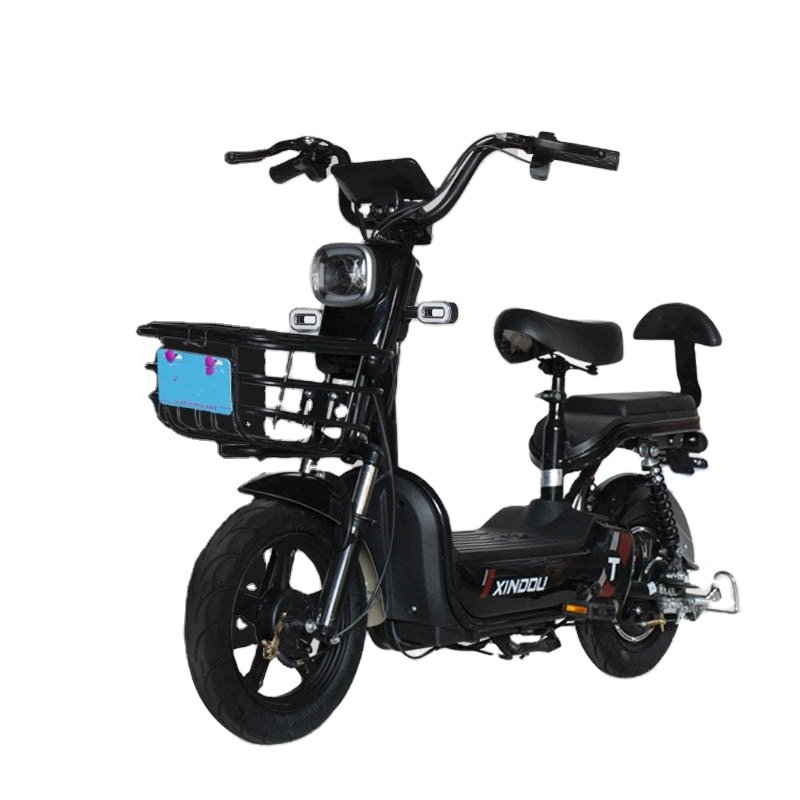 Hot Sale Small Electric City Bike 500w Adult Mini 2 Wheels Moped Scooter 350W Electric Bike 48v12Ah Electric 14'' Girl Motorbike