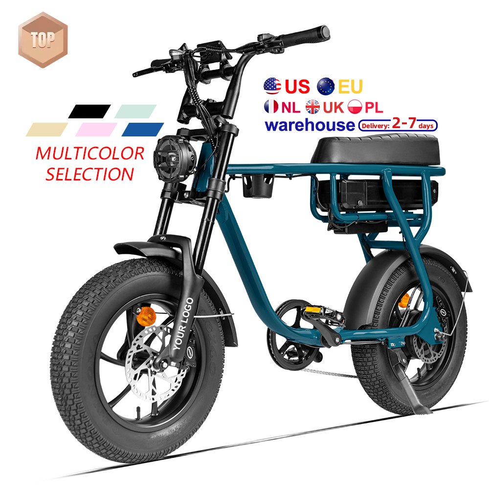 7GO 2024 EU/US Stock Alloy aluminum Frame 48V 750W with Hydraulic Disc Brakes and Torque Sensor Electric Mountain Bike