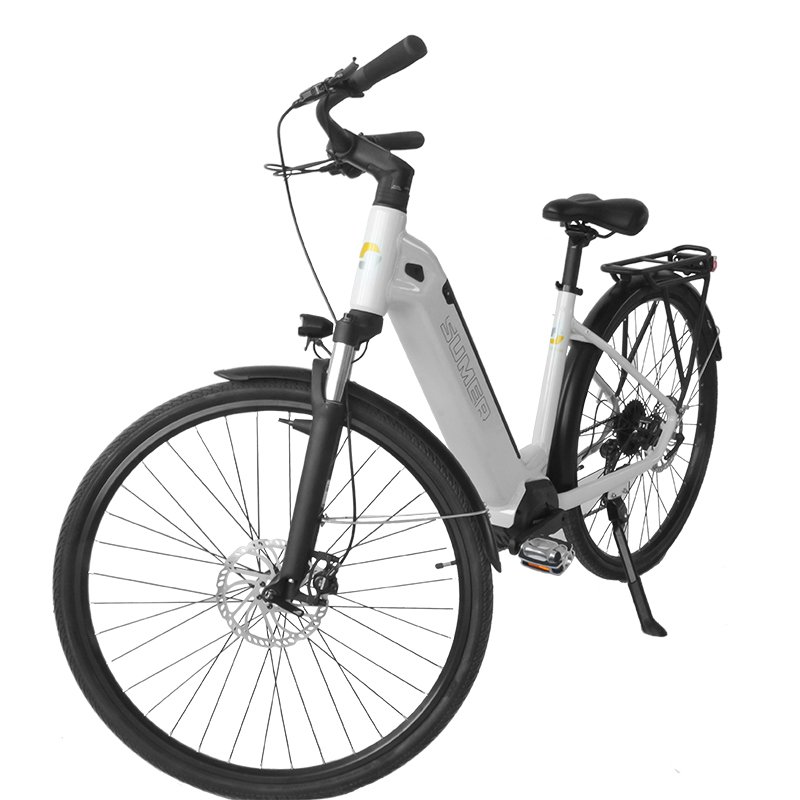 EC-120 Cheap Ebike E-bike Electric City Bike for Adult Electronic Lithium Battery 48V Rear Hub Motor Aluminum Alloy OEM Logo ZT