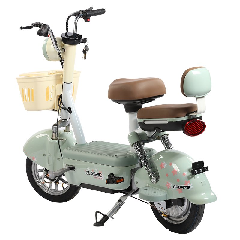Cheap Parent-child Electric Bike Adult Electric Scooter Motorcycle Hidden Battery Three seats Electric Bicycle