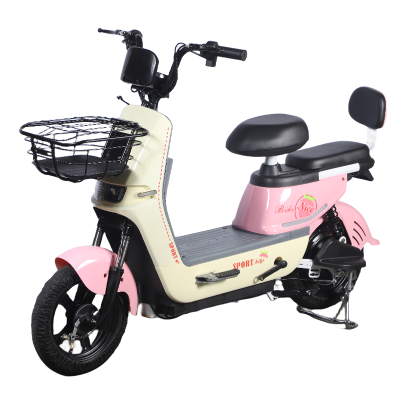 New 500W Electric City Bike with Long Range 48v Dirt E-Bike Motor Steel Tube Battery for Adults down Tube Position Sensor Type