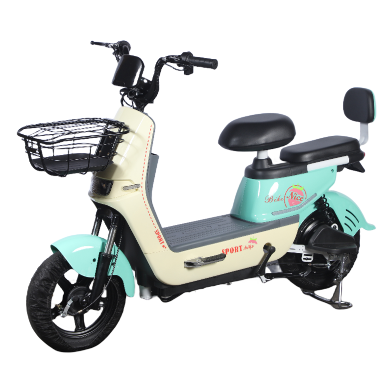 New 500W Electric City Bike with Long Range 48v Dirt E-Bike Motor Steel Tube Battery for Adults down Tube Position Sensor Type