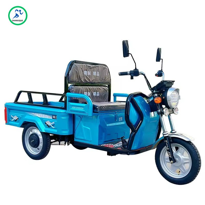 500W electric freight tricycle cargo box length 1.1m 60V 48V