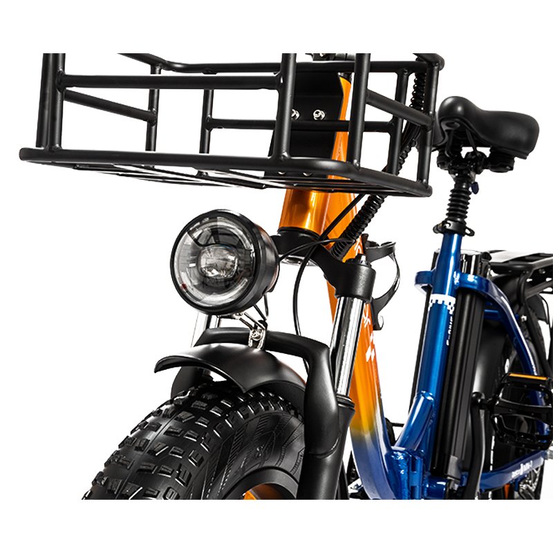 20-Inch Retro Electric City Bike with Rear Hub Motor 48V/15ah Lithium Battery Smart Electronic Cargo Bike Aluminum Alloy Frame