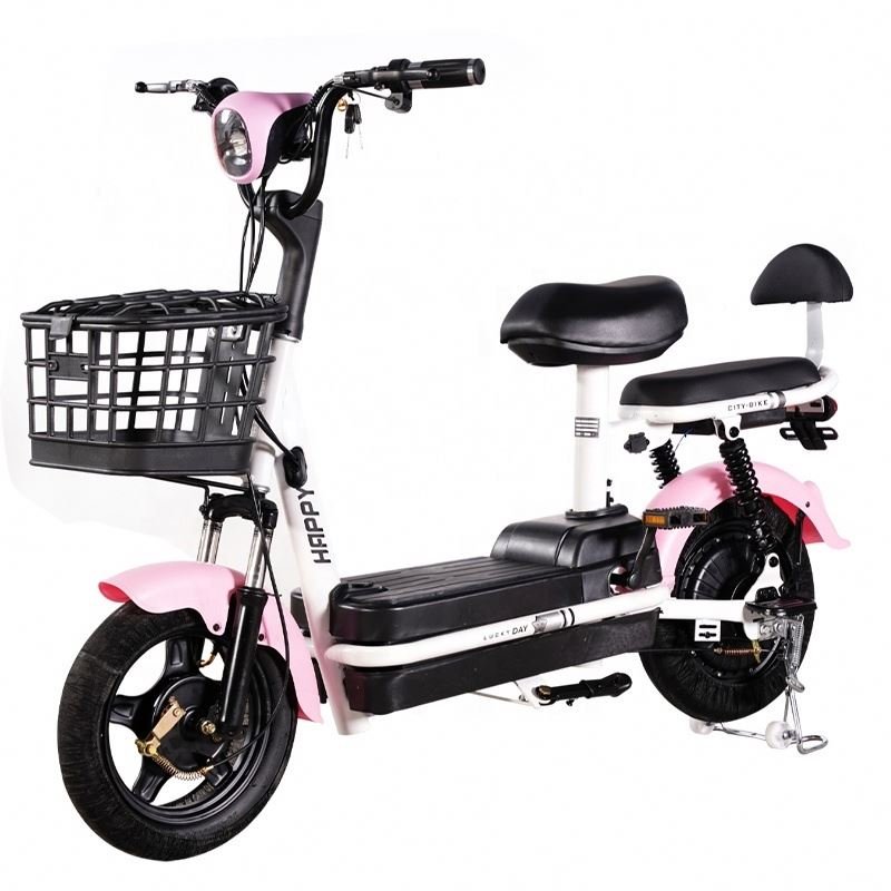 Lead Acid Battery Ebike Electric City Bike 48v 350w 12ah Light Weight Sports Electric City Bike