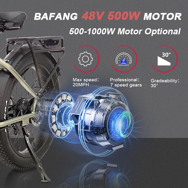 Us Stock 26 Inch Fat Tire E MTB E Bike Adult 48V 500W 750W 1000W Fast Off Load MTB Mountain Electric Bike For Mens