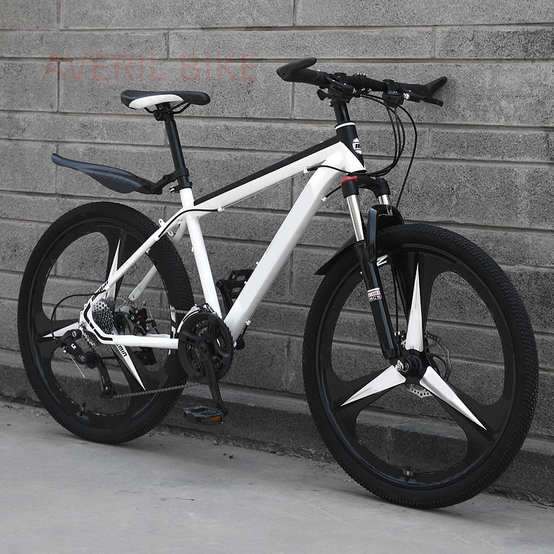 Wholesale 21\/24\/27-speed shock absorption racing bike, carbon steel frame mountainbike ,26 inch bicycle for adults