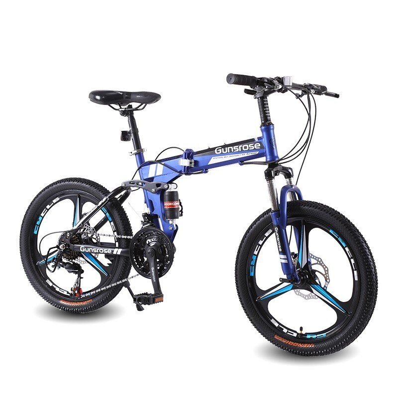 Wholesale Mountain bike variable speed folding shock absorption mountain bike Disc Brake Student Mountain Bike