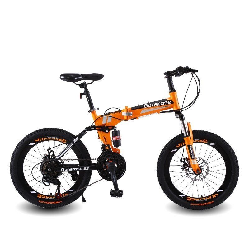 Wholesale Mountain bike variable speed folding shock absorption mountain bike Disc Brake Student Mountain Bike