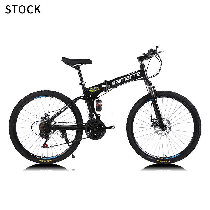 Wholesale Mountain bike variable speed folding shock absorption mountain bike Disc Brake Student Mountain Bike