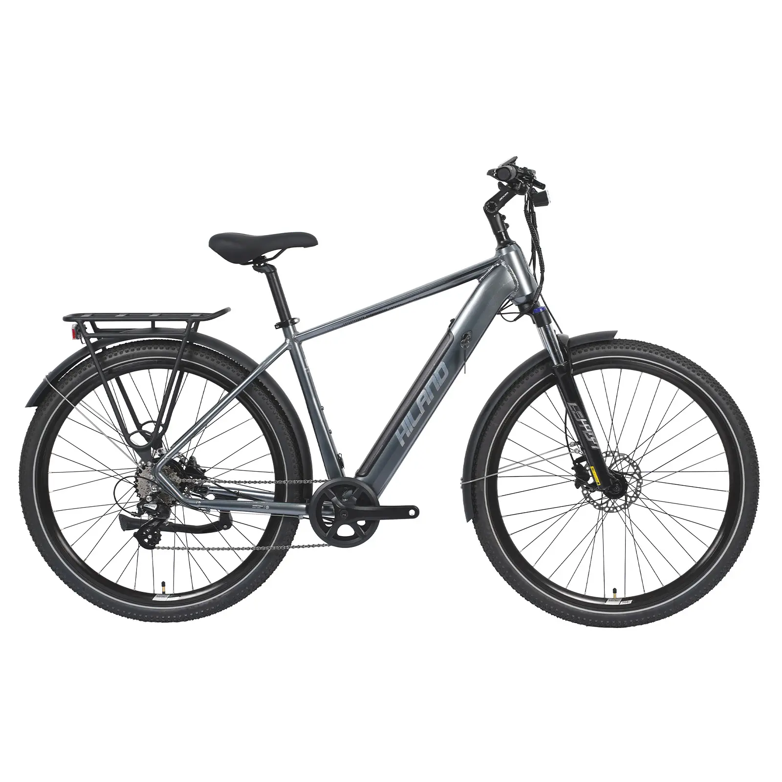 JOYKIE HILAND Low price 8 SPEED Down Tube battery 6061 Aluminum Alloy electric city bike electric bikes for adult